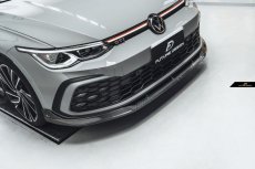 画像1: VW フォルクスワーゲン GOLF ゴルフ 8 GTI Mk8 フロント リップスポイラー 本物Drycarbon ドライカーボン (1)