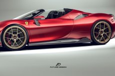 画像6: Ferrari フェラーリ SF90 ストラダーレ サイドスカート  本物DryCarbon ドライカーボン ン カスタム (6)