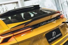 画像7: Lamborghini URUS ウルス トランク用 リアスポイラー V2 本物DryCarbon ドライカーボン (7)