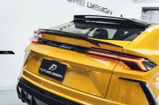 画像9: Lamborghini URUS ウルス トランク用 リアスポイラー V2 本物DryCarbon ドライカーボン (9)