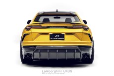 画像1: Lamborghini URUS ウルス トランク用 リアスポイラー V2 本物DryCarbon ドライカーボン (1)