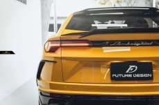 画像11: Lamborghini URUS ウルス トランク用 リアスポイラー V2 本物DryCarbon ドライカーボン (11)