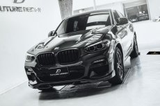 画像12: BMW Xシリーズ X4 G02 前期車 Mスポーツ フロントバンパー用リップスポイラー 本物DryCarbon ドライカーボン (12)