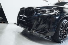 画像10: BMW Xシリーズ X3 G01 Mスポーツ 後期車 フロントバンパー用 リップスポイラー 本物DryCarbon ドライカーボン (10)