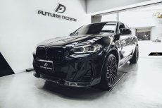 画像11: BMW Xシリーズ X3 G01 Mスポーツ 後期車 フロントバンパー用 リップスポイラー 本物DryCarbon ドライカーボン (11)