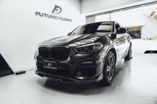 画像13: BMW Xシリーズ X4 G02 前期車 Mスポーツ フロントバンパー用リップスポイラー 本物DryCarbon ドライカーボン (13)