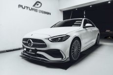 画像6: BENZ メルセデス・ベンツ C-Class W206 S206 フロント リップスポイラー 本物Drycarbon ドライカーボン (6)