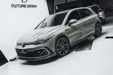 画像2: VW フォルクスワーゲン GOLF ゴルフ 8 GTI Mk8 サイド スカート 本物Drycarbon ドライカーボン (2)