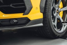 画像5: Lamborghini URUS ウルス フロントバンパー用 リップスポイラー 3点セット 本物DryCarbon ドライカーボン FDV2 (5)