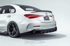 画像2: BENZ メルセデス・ベンツ C-Class W206 S206 リアディフューザー FDV1 本物Drycarbon ドライカーボン (2)