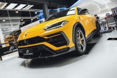 画像7: Lamborghini URUS ウルス フロントバンパー用 リップスポイラー 3点セット 本物DryCarbon ドライカーボン FDV2 (7)