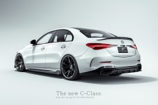 画像3: BENZ メルセデス・ベンツ C-Class W206 S206 リアディフューザー FDV1 本物Drycarbon ドライカーボン (3)