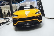 画像8: Lamborghini URUS ウルス フロントバンパー用 リップスポイラー 3点セット 本物DryCarbon ドライカーボン FDV2 (8)