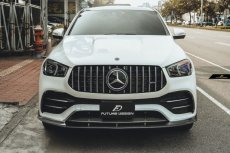 画像13: BENZ メルセデス・ベンツ GLE-Class C167 AMGフロントバンパー用リップスポイラー 本物DryCarbon ドライカーボン (13)