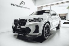 画像3: BMW Xシリーズ X3 G01 Mスポーツ 後期車 フロントバンパー用 リップスポイラー 本物DryCarbon ドライカーボン (3)