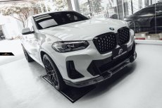 画像2: BMW Xシリーズ X3 G01 Mスポーツ 後期車 フロントバンパー用 リップスポイラー 本物DryCarbon ドライカーボン (2)