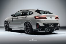 画像4: BMW Xシリーズ X4 G02 Mスポーツ 後期車 専用 リア ディフューザー 本物DryCarbon ドライカーボン (4)