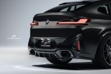 画像2: BMW Xシリーズ X4 G02 Mスポーツ 後期車 専用 リア ディフューザー 本物DryCarbon ドライカーボン (2)
