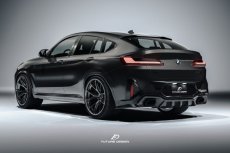 画像5: BMW Xシリーズ X4 G02 Mスポーツ 後期車 専用 リア ディフューザー 本物DryCarbon ドライカーボン (5)