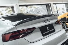 画像15: AUDI A5 S5 RS5 SportBack スポーツバック リアスポイラー 本物DryCarbon ドライカーボン (15)