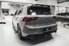 画像8: VW フォルクスワーゲン GOLF ゴルフ 8 GTI Mk8 リア スポイラー 本物Drycarbon ドライカーボン (8)