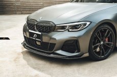 画像16: BMW 3シリーズ G20 G21 M-TECH Mスポーツ フロントバンパー用リップスポイラー 本物DryCarbon ドライカーボン (16)