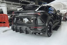 画像17: Lamborghini URUS ウルス リアバンパー用 リアディフューザー 本物DryCarbon ドライカーボン (17)