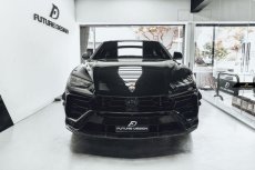 画像10: Lamborghini URUS ウルス フロントバンパー用 リップスポイラー 3点セット 本物DryCarbon ドライカーボン FDV2 (10)