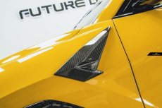 画像1: Lamborghini URUS ウルス サイド フェンダーガーニッシュ 本物DryCarbon ドライカーボン (1)