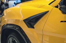 画像2: Lamborghini URUS ウルス サイド フェンダーガーニッシュ 本物DryCarbon ドライカーボン (2)