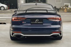 画像2: AUDI A5 S5 RS5 クーペ専用 リア ウィング 本物DryCarbon ドライカーボン　 (2)