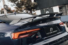 画像1: AUDI A5 S5 RS5 クーペ専用 リア ウィング 本物DryCarbon ドライカーボン　 (1)