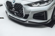 画像7: BMW 4シリーズ G26 グランクーペ Mスポーツ フロント用 リップスポイラー 本物DryCarbon ドライカーボン (7)
