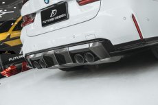 画像3: BMW 3シリーズ G80 M3 リア用 ディフューザー 本物DryCarbon ドライカーボン (3)