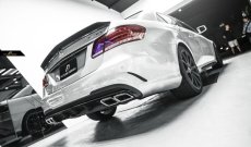 画像3: BENZ メルセデス・ベンツ E-Class W212 トランク用リアスポイラー 本物DryCarbon ドライカーボン (3)