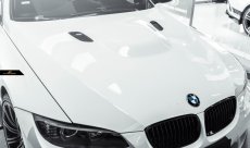 画像1: BMW E92 E93 前期車 専用 ドーム式 ボンネット パフォーマンス Mエンジンフード 隆起 M3ルック (1)