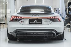 画像9: AUDI RS E-tron GT  トランク リアスポイラー 本物DryCarbon ドライカーボン 入り替え (9)