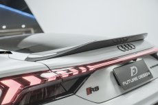 画像1: AUDI RS E-tron GT  トランク リアスポイラー 本物DryCarbon ドライカーボン 入り替え (1)