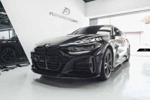 BMW 4シリーズ G22 G23 フロント用 艶ありブラックキドニーグリル