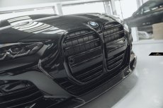 画像9: BMW 4シリーズ G22 G23 フロント用 艶ありブラックキドニーグリル センターグリル　 (9)