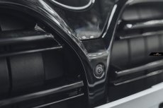 画像3: BMW 4シリーズ G22 G23 フロント用 艶ありブラックキドニーグリル センターグリル　 (3)