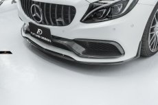 画像7: BENZ メルセデス・ベンツ C-Class C205 クーペ C63専用 ED1 アンダー リップスポイラー 本物Drycarbon ドライカーボン (7)