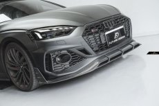 画像10: AUDI RS5 SportBack スポーツバック B9.5 フロント リップスポイラー 本物DryCarbon ドライカーボン (10)