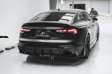 画像4: AUDI RS5 SportBack スポーツバック B9.5 リア スプリッター 本物DryCarbon ドライカーボン (4)