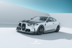 画像4: BMW 4シリーズ G82 M4 フロント用 リップスポイラー 本物DryCarbon ドライカーボン (4)