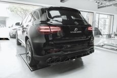 画像4: BENZ メルセデス・ベンツ GLC-Class 後期車 W253 SUV AMGバンパー用 改造 GLC43仕様 リアディフューザー マフラーカッター　 (4)