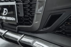 画像3: AUDI RS5 SportBack スポーツバック フロント グリルスプリッター 本物DryCarbon ドライカーボン (3)
