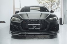 画像9: AUDI RS5 SportBack スポーツバック フロント グリルスプリッター 本物DryCarbon ドライカーボン (9)