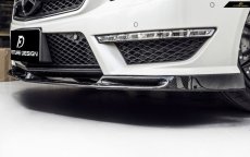 画像4: BENZ メルセデス・ベンツ CLS W218 CLS63 フロントバンパー用リップスポイラー 本物Dry Carbon ドライカーボン (4)