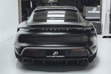 画像11: Porsche ポルシェ Taycan タイカン リア ルーフスポイラー 本物Drycarbon ドライカーボン (11)